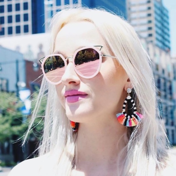 Colorful Fringe Tassel Earrings W/ Stripes OR Striped Tassel Earrings NWT - Picture 5 of 8